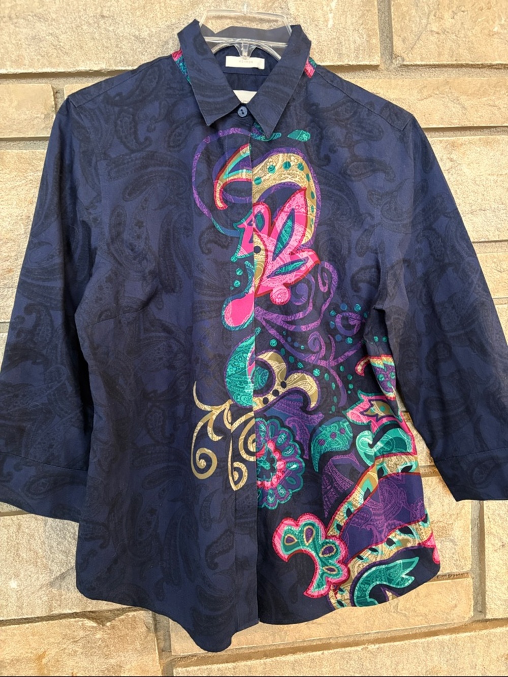 Chico's Navy Blouse